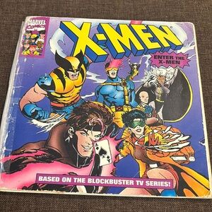 X-Men Comic Book Style Vintage Softcover Book.